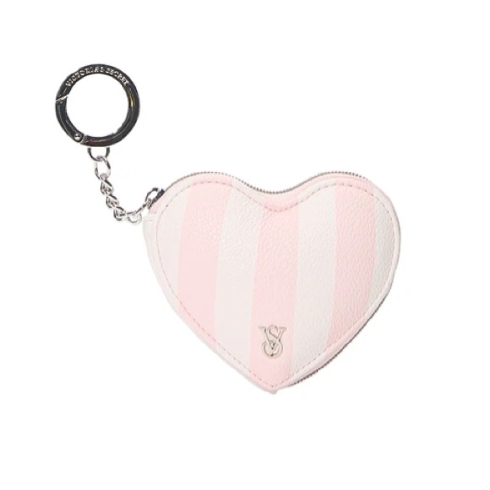 Victoria's Secret Heart Keychain Pouch
